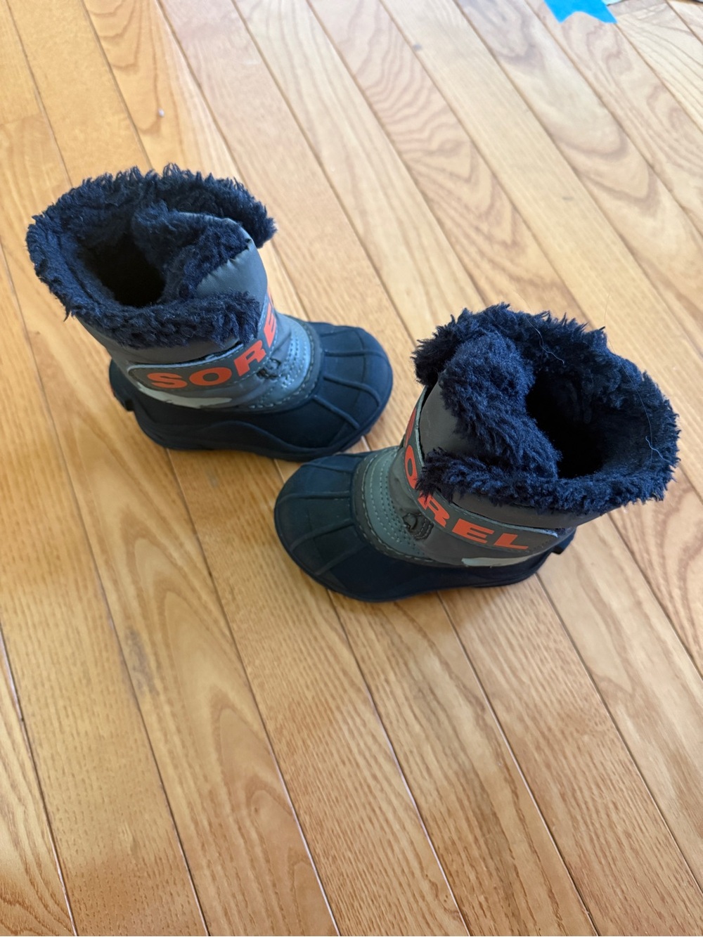 Sorel Toddler Winter Boots with Orange Logo